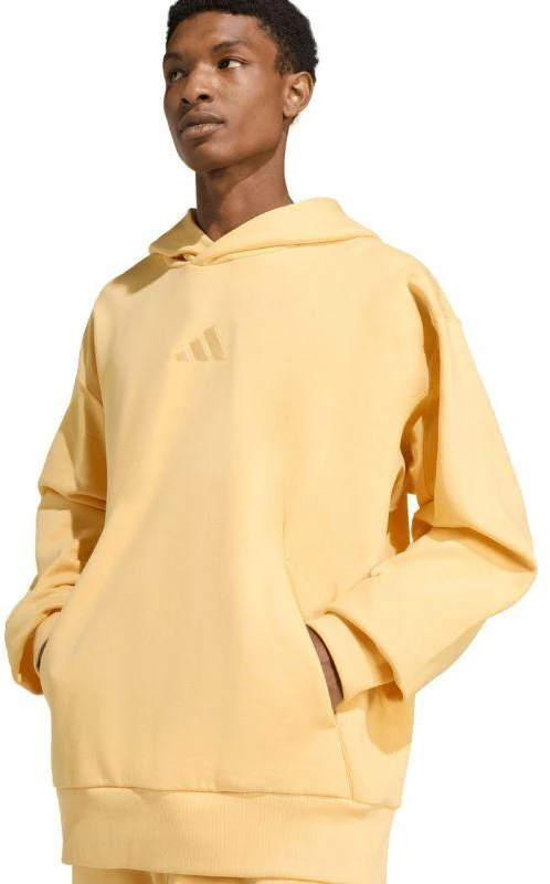 Vyriškas adidas All Szn Fleece Hoodie geltonas KT3105