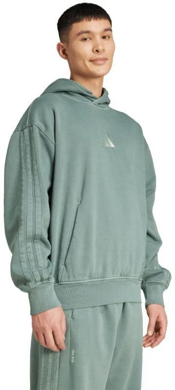 Vyriškas adidas džemperis A SZN W FL HD žalias JL6538