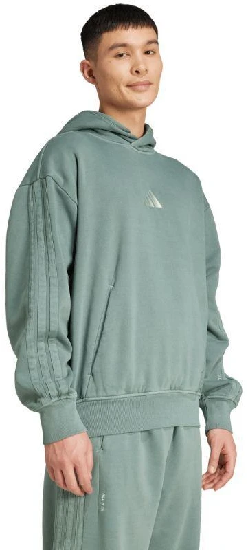 Vyriškas adidas džemperis A SZN W FL HD žalias JL6538