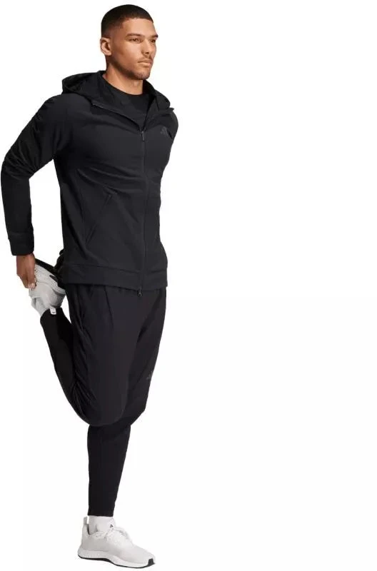 Vyriškas adidas džemperis su pilnu užtrauktuku COLD.RDY, skirtas treniruotėms, juodas IN5607