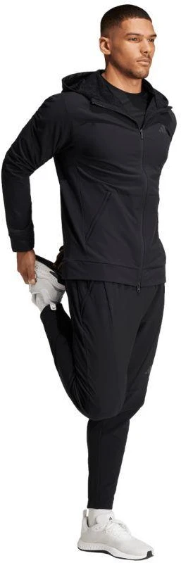 Vyriškas adidas džemperis su pilnu užtrauktuku COLD.RDY, skirtas treniruotėms, juodas IN5607