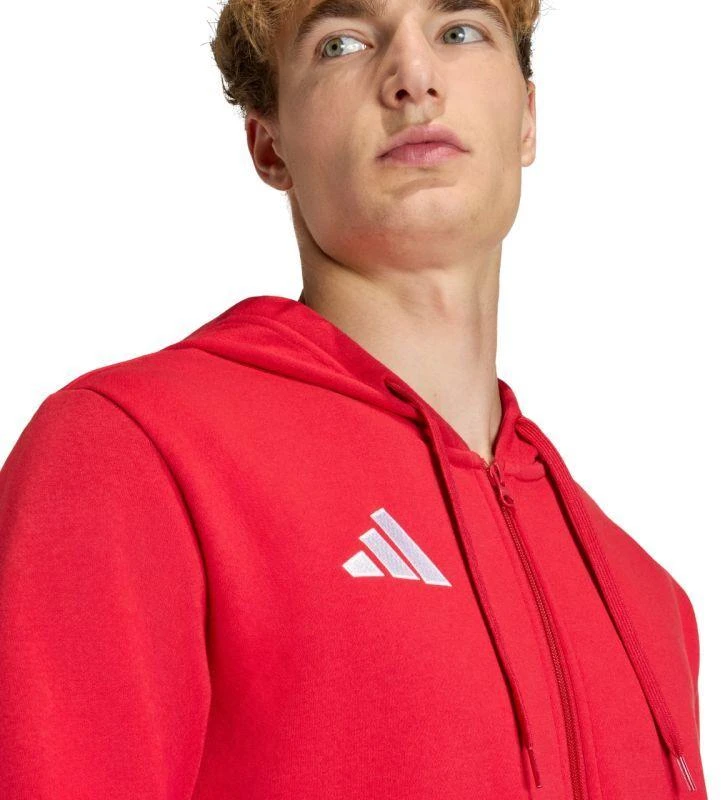 Vyriškas adidas Entrada 26 FZ Hoody raudonas KF5944