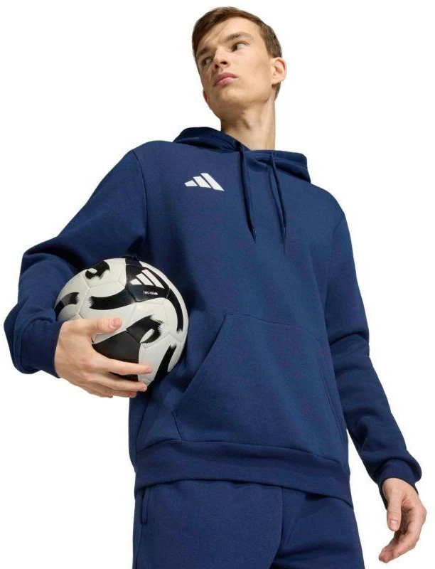 Vyriškas adidas Entrada 26 gobtuotas bliuzonas tamsiai mėlynas JZ6583
