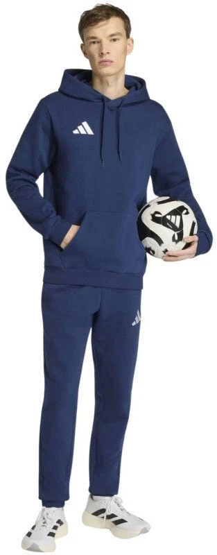 Vyriškas adidas Entrada 26 gobtuotas bliuzonas tamsiai mėlynas JZ6583