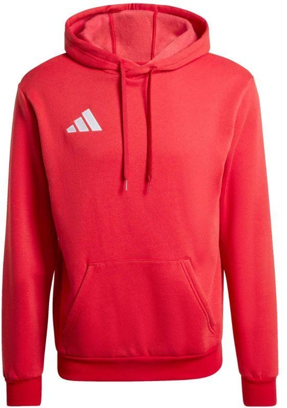 Vyriškas adidas Entrada 26 gobtuvinis džemperis raudonas JZ6576