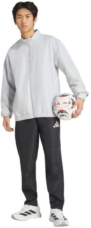 Vyriškas adidas Entrada 26 pristatomasis džemperis pilkas JZ6620