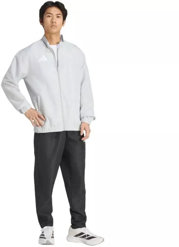 Vyriškas adidas Entrada 26 pristatomasis džemperis pilkas JZ6620
