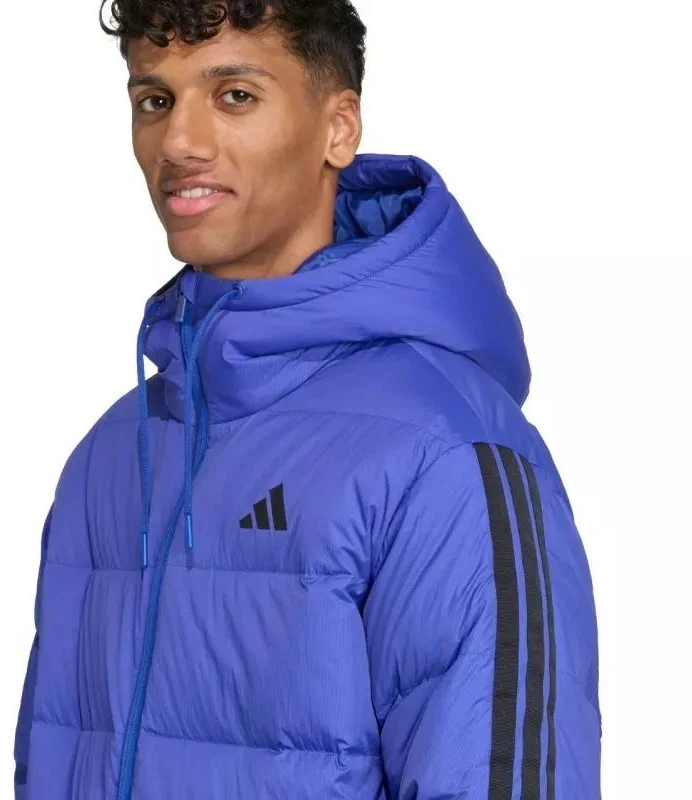 Vyriškas adidas Ess 3S PD HD J džemperis, kobalto JW9099