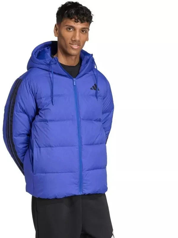 Vyriškas adidas Ess 3S PD HD J džemperis, kobalto JW9099