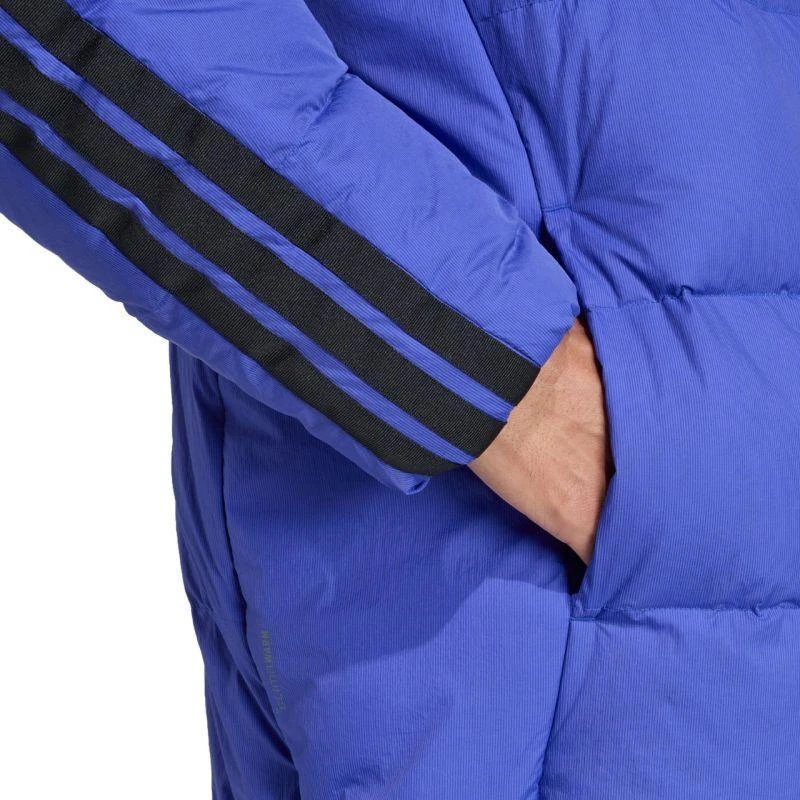 Vyriškas adidas Ess 3S PD HD J džemperis, kobalto JW9099