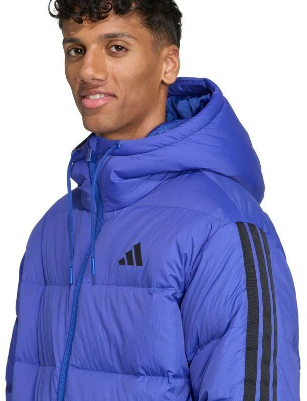 Vyriškas adidas Ess 3S PD HD J džemperis, kobalto JW9099