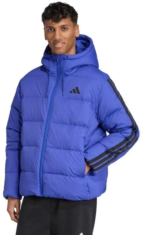 Vyriškas adidas Ess 3S PD HD J džemperis, kobalto JW9099