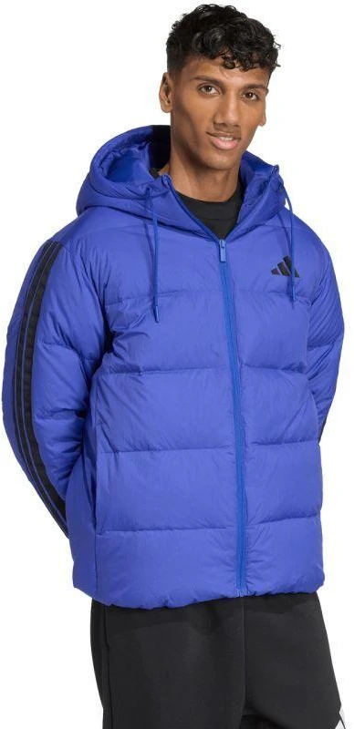Vyriškas adidas Ess 3S PD HD J džemperis, kobalto JW9099
