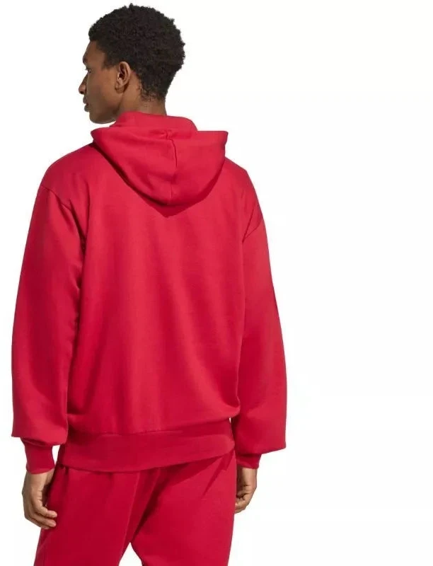 Vyriškas adidas Essentials Feelcozy džemperis su gobtuvu raudonas KC0907