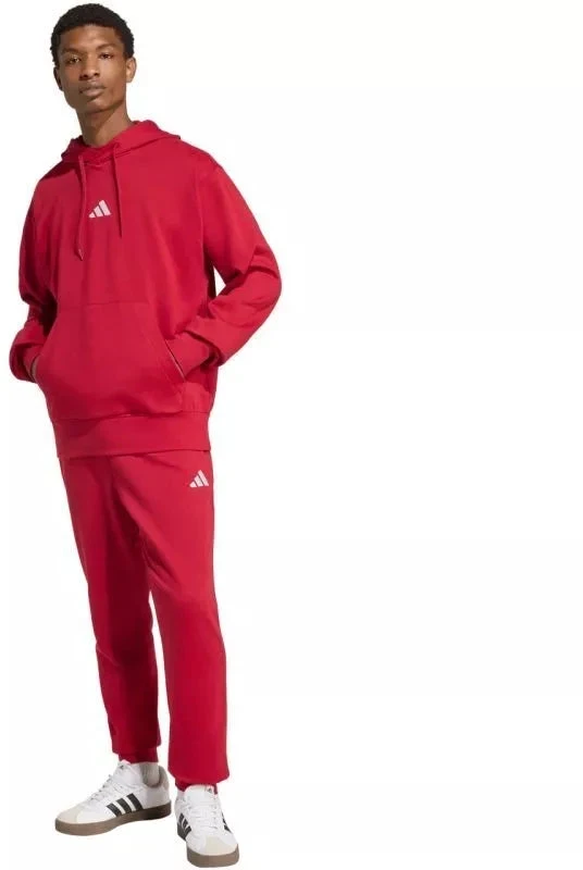 Vyriškas adidas Essentials Feelcozy džemperis su gobtuvu raudonas KC0907
