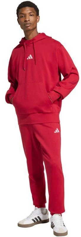 Vyriškas adidas Essentials Feelcozy džemperis su gobtuvu raudonas KC0907