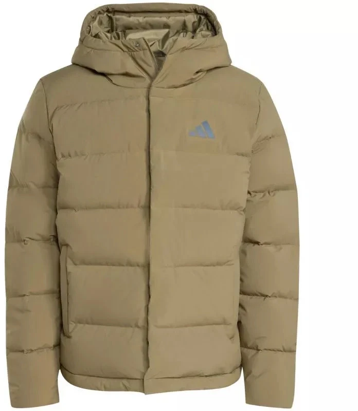 Vyriškas adidas Helionic Climawarm striukė su gobtuvu, alyvuogių JX0580