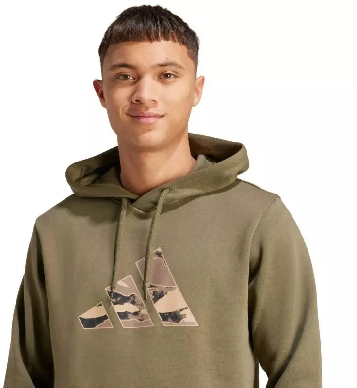 Vyriškas adidas kamufliažinis alyvuogių džemperis JM6379