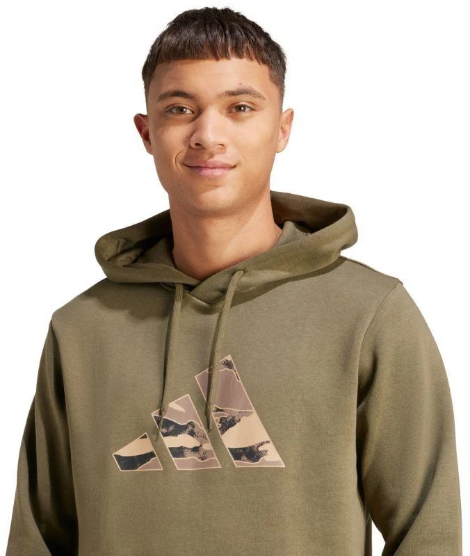 Vyriškas adidas kamufliažinis alyvuogių džemperis JM6379