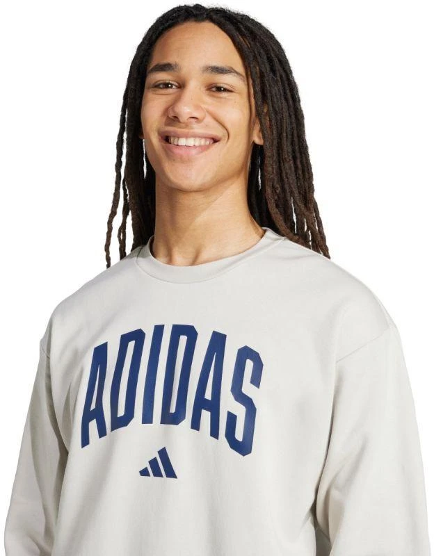 Vyriškas adidas Koleginis džemperis pilkas JM1732
