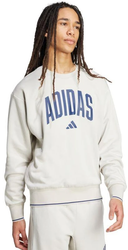 Vyriškas adidas Koleginis džemperis pilkas JM1732