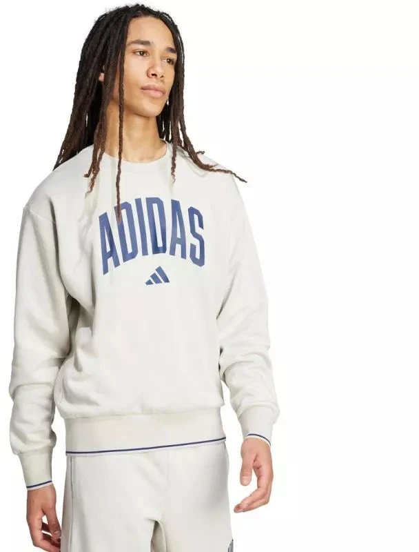Vyriškas adidas Koleginis džemperis pilkas JM1732