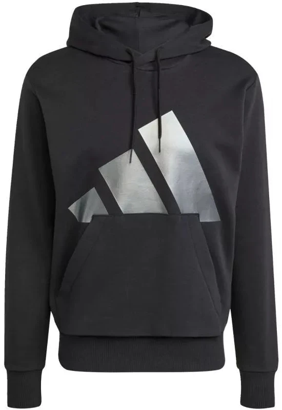 Vyriškas adidas Šventinis 3S Džemperis su gobtuvu Juodas JM1698