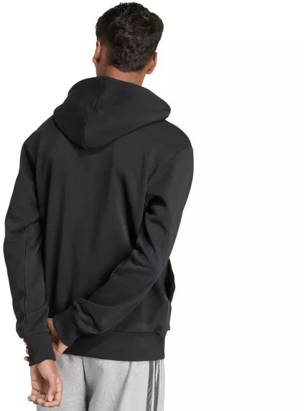 Vyriškas adidas Šventinis 3S Džemperis su gobtuvu Juodas JM1698