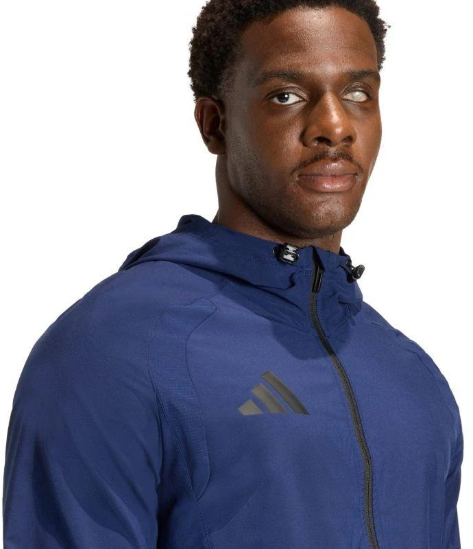 Vyriškas adidas Tiro 26 Kelioninė Vėjo Striukė Tamsiai Mėlyna KD3334