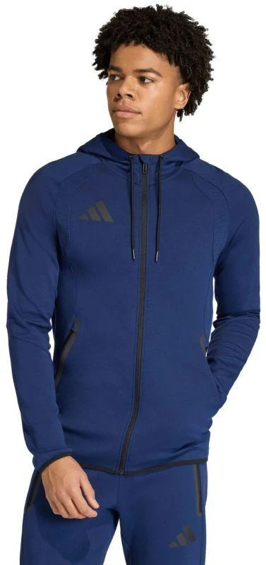 Vyriškas adidas Tiro 26 Kelioninis Džemperis su Gobtuvu Tamsiai Mėlynas KF6078