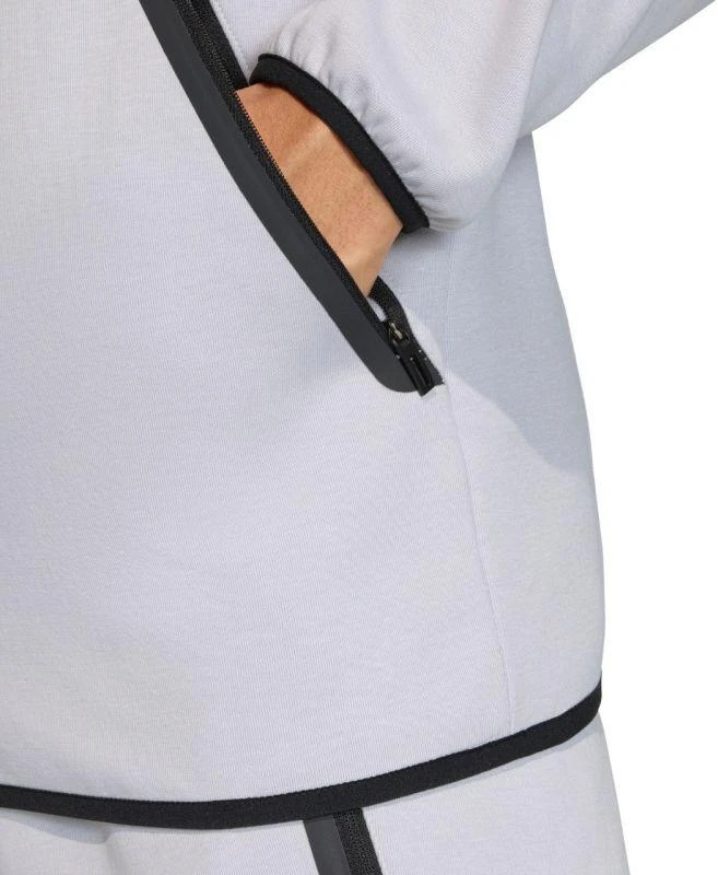 Vyriškas adidas Tiro 26 kelioninis džemperis su gobtuvu, pilkas KF6077