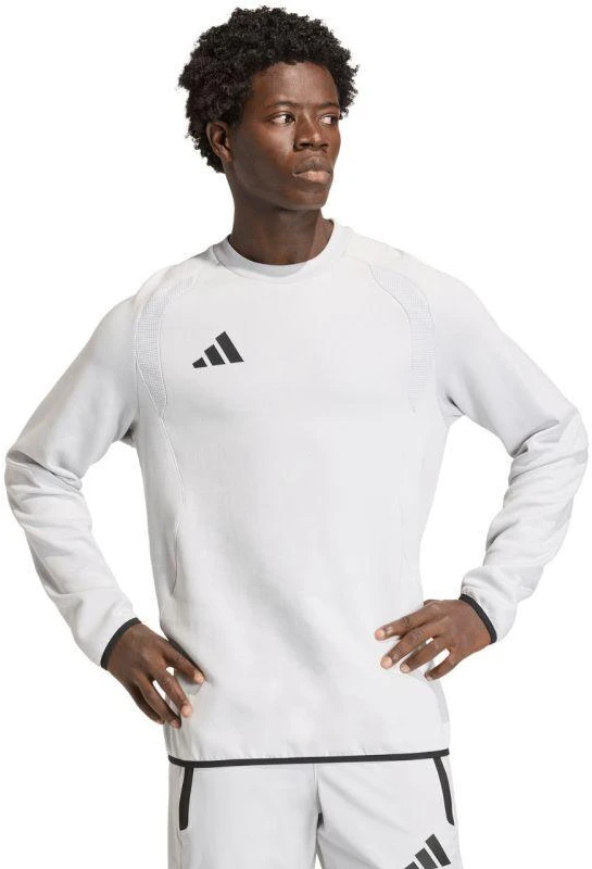 Vyriškas adidas Tiro 26 kelioninis džemperis baltas KD3323