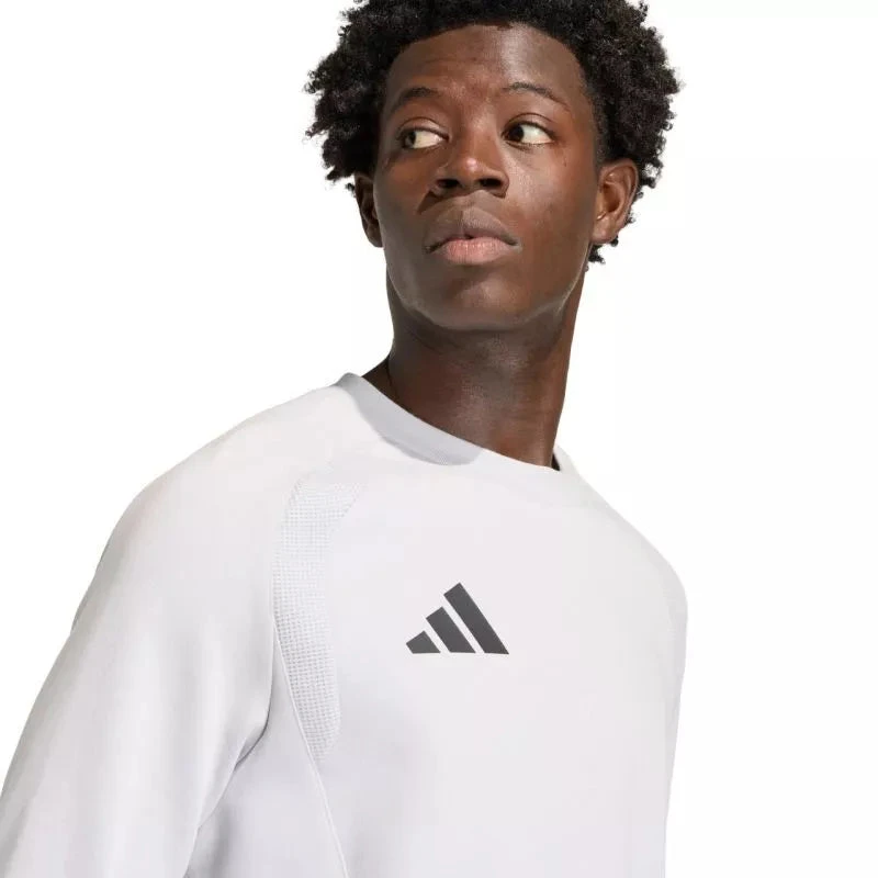 Vyriškas adidas Tiro 26 kelioninis džemperis baltas KD3323