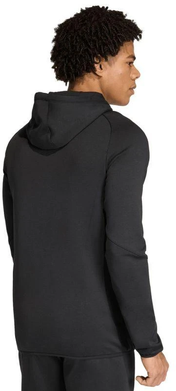 Vyriškas adidas Tiro 26 kelioninis džemperis su gobtuvu, juodas KF6075