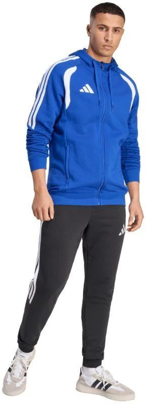 Vyriškas adidas Tiro 26 League džemperis su gobtuvu ir pilnu užtrauktuku, mėlynas KF9105