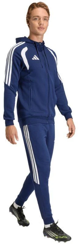 Vyriškas adidas Tiro 26 League džemperis su užtrauktuku Tamsiai mėlynas KF3320