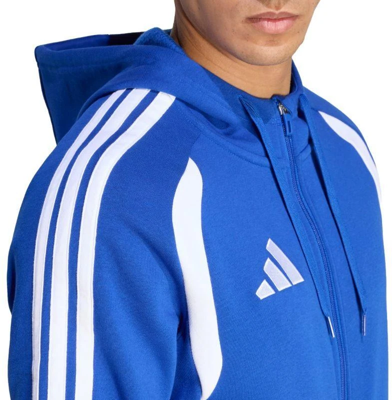 Vyriškas adidas Tiro 26 League džemperis su gobtuvu ir pilnu užtrauktuku, mėlynas KF9105
