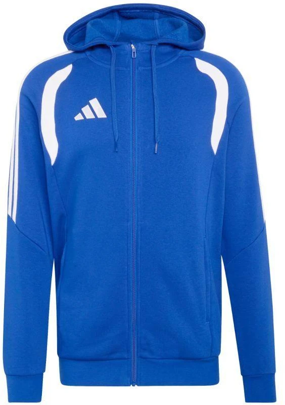 Vyriškas adidas Tiro 26 League džemperis su gobtuvu ir pilnu užtrauktuku, mėlynas KF9105