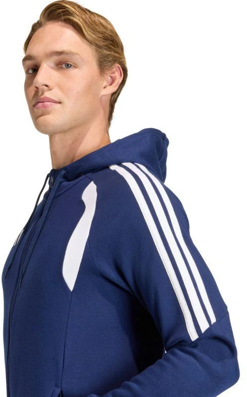 Vyriškas adidas Tiro 26 League džemperis su užtrauktuku Tamsiai mėlynas KF3320