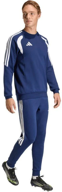 Vyriškas adidas Tiro 26 League sportinis megztinis, tamsiai mėlynas su balta, KF5816