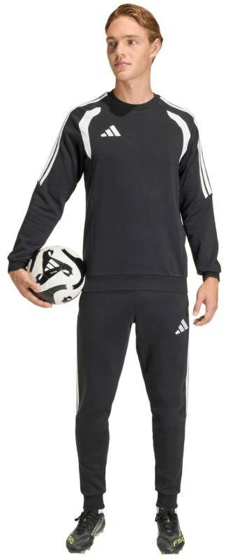 Vyriškas adidas Tiro 26 League Sweat Crew džemperis, juodas ir baltas KF3413