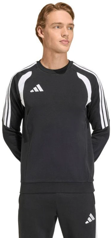 Vyriškas adidas Tiro 26 League Sweat Crew džemperis, juodas ir baltas KF3413