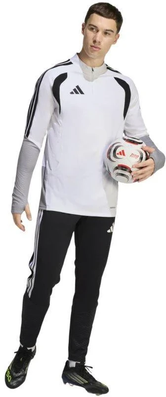 Vyriškas adidas Tiro 26 varžybų treniruočių viršutinė dalis baltas JX4256