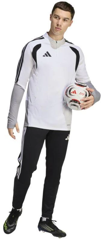 Vyriškas adidas Tiro 26 varžybų treniruočių viršutinė dalis baltas JX4256