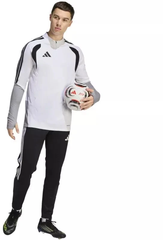 Vyriškas adidas Tiro 26 varžybų treniruočių viršutinė dalis baltas JX4256