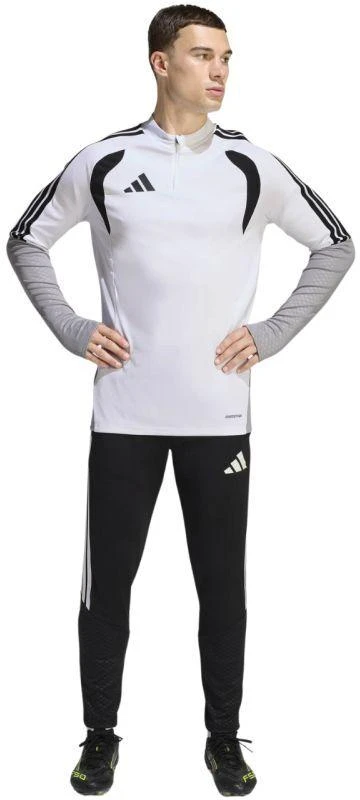 Vyriškas adidas Tiro 26 varžybų treniruočių viršutinė dalis baltas JX4256