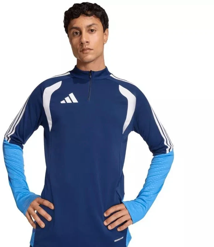 Vyriškas adidas Tiro 26 varžybų treniruočių viršutinis drabužis, tamsiai mėlynas JY6398