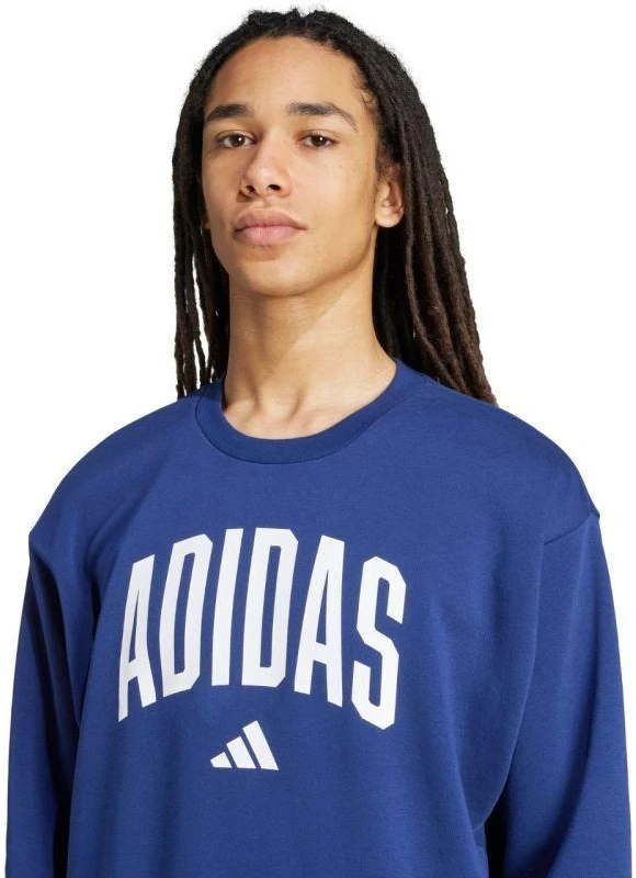 Vyriškas adidas Varsity stiliaus džemperis Mėlynas JM1734