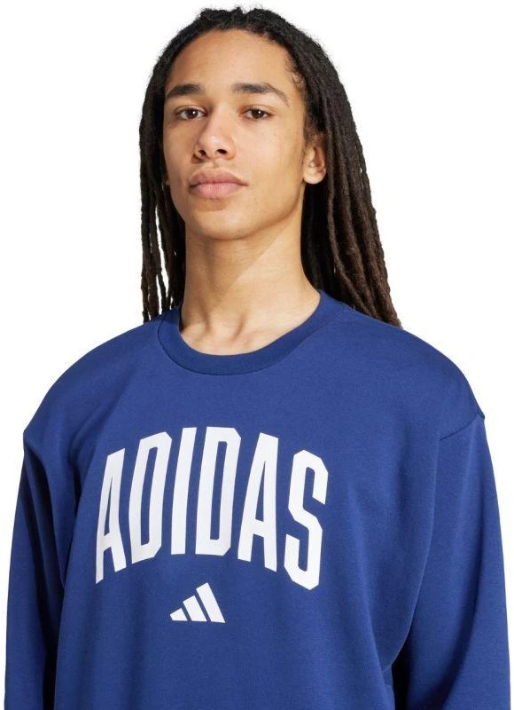 Vyriškas adidas Varsity stiliaus džemperis Mėlynas JM1734