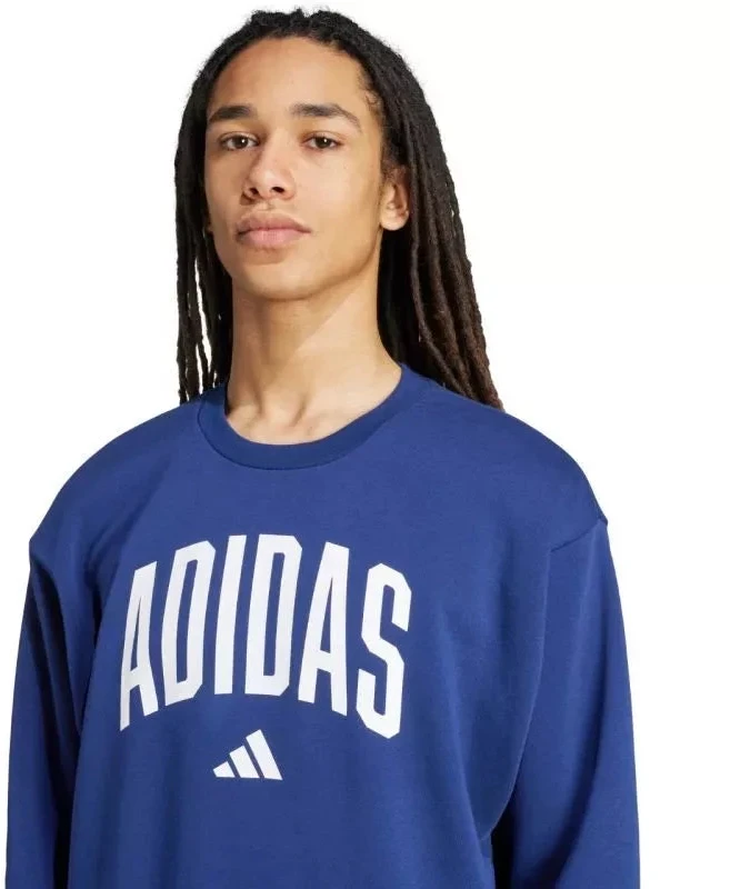 Vyriškas adidas Varsity stiliaus džemperis Mėlynas JM1734